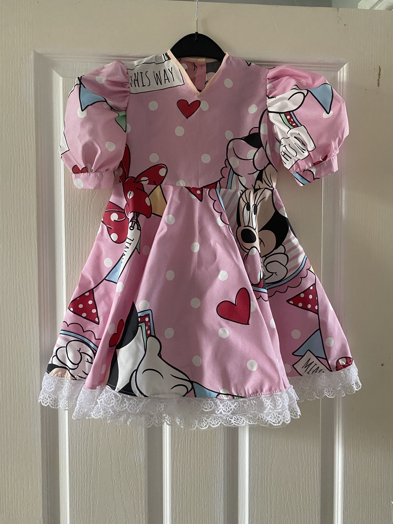Recycled handmade girl's dress